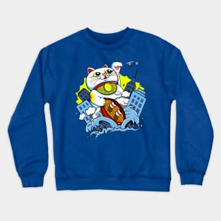 Maneki Nekozilla Crewneck Sweatshirt